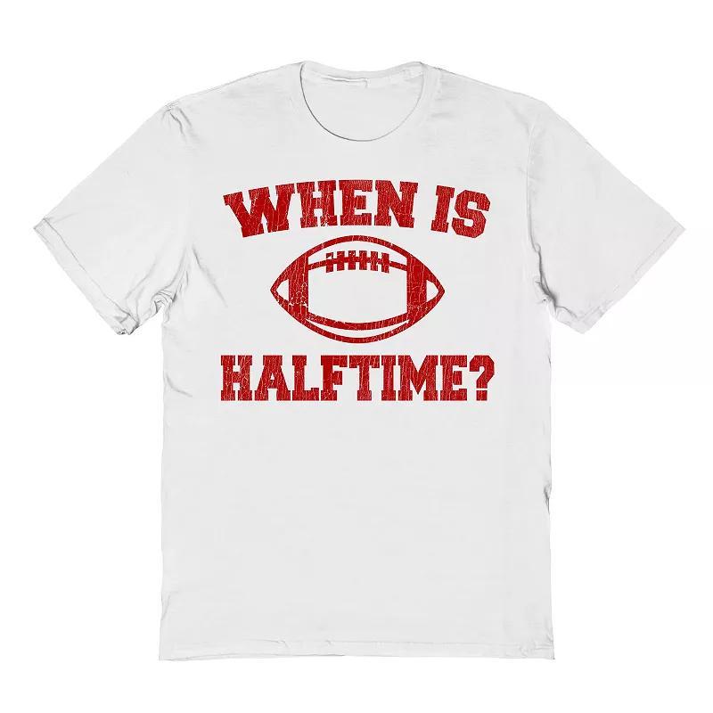 Adult When Is Halftime Graphic Tee, Mens Product Image