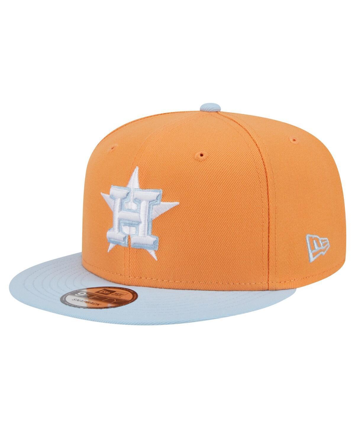 Mens New Era Houston Astros Spring Color Two-Tone 9FIFTY Snapback Hat Product Image