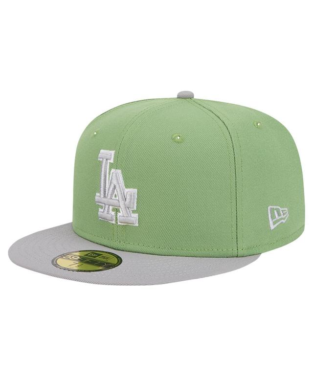 New Era Mens Los Angeles Dodgers Two-Tone Color Pack 59FIFTY Fitted Hat - Green Product Image