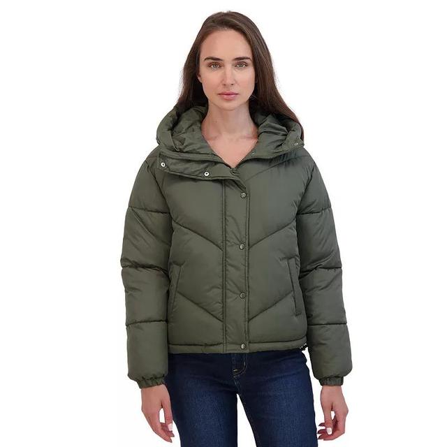 Juniors Sebby Short Puffer Jacket, Womens Product Image