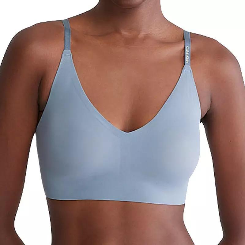 Calvin Klein Invisibles Comfort Lightly Lined Triangle Bralette QF5753, Womens Product Image