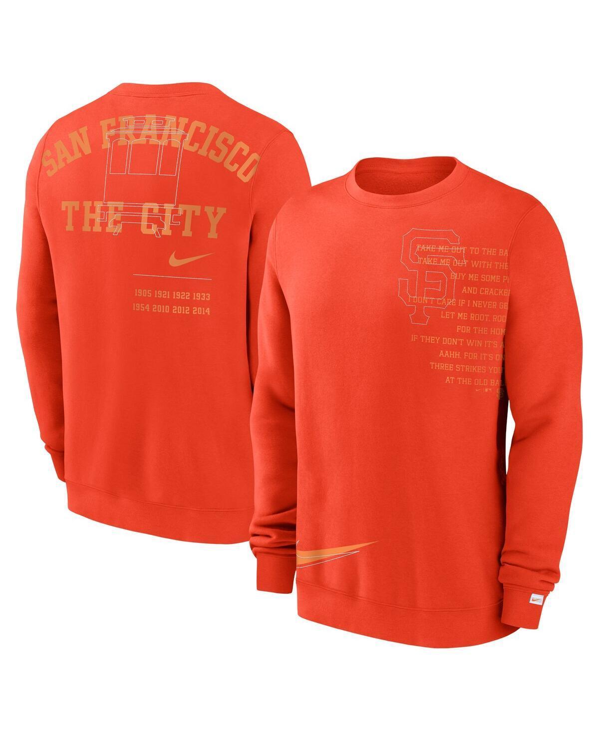 Mens Nike San Francisco Giants Statement Ball Game Fleece Pullover Sweatshirt Product Image