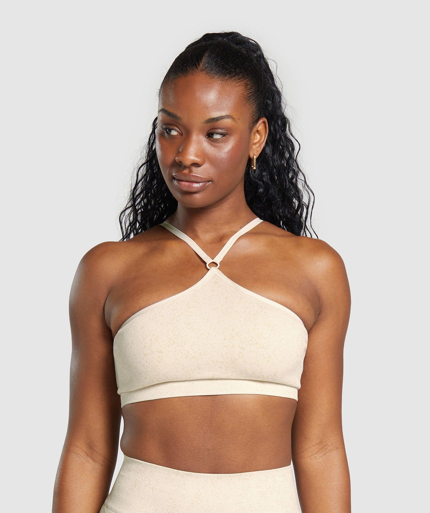 Adapt Fleck Seamless Halterneck Bralette Product Image