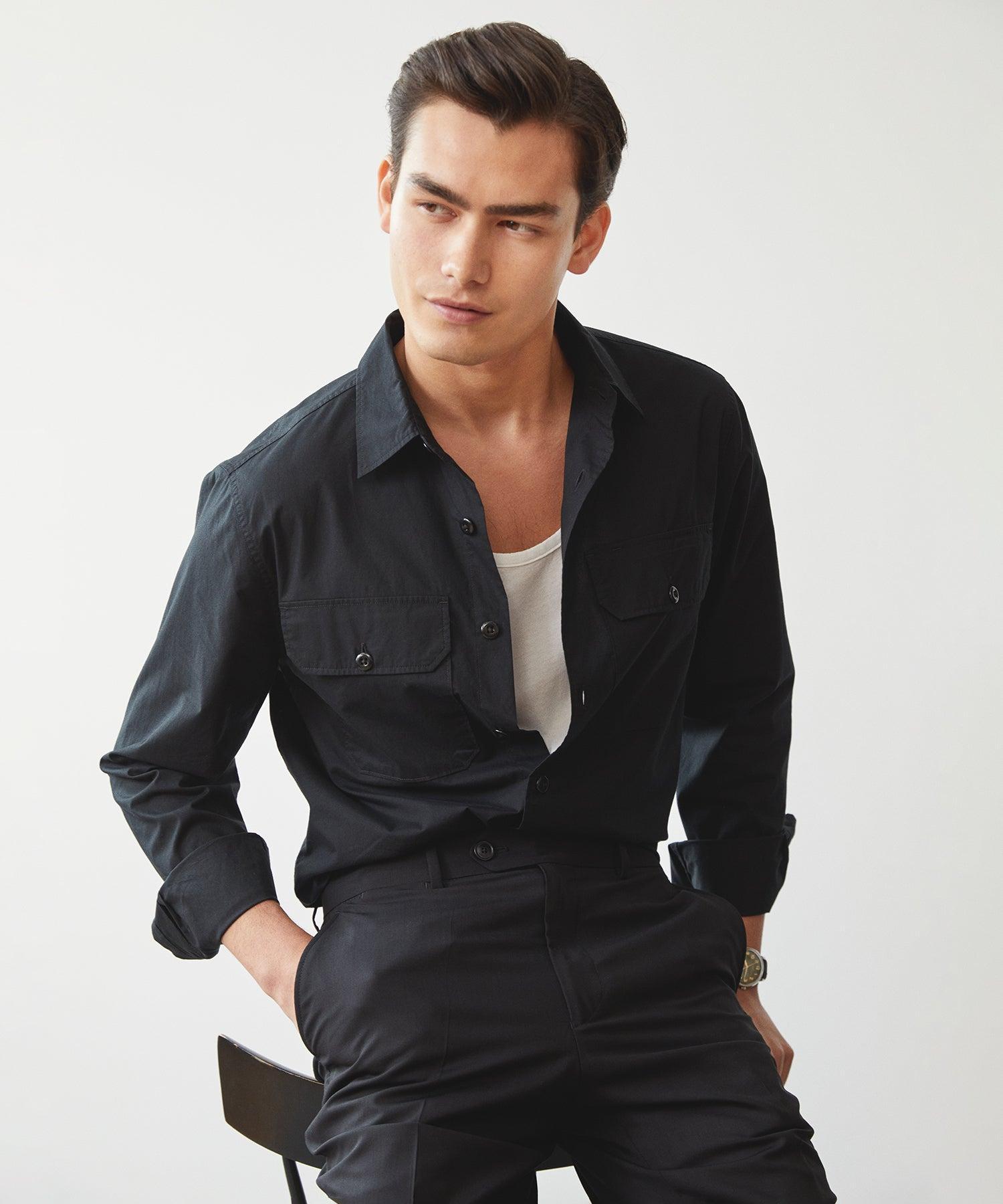 Two Pocket Poplin Shirt Product Image