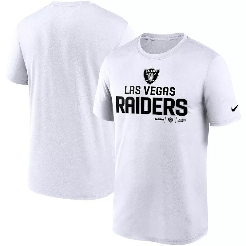 Mens Nike White Las Vegas Raiders Legend Community Performance T-Shirt Product Image