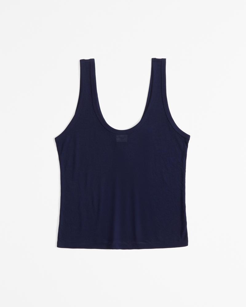 Sheer Jersey Scoopneck Tank Product Image