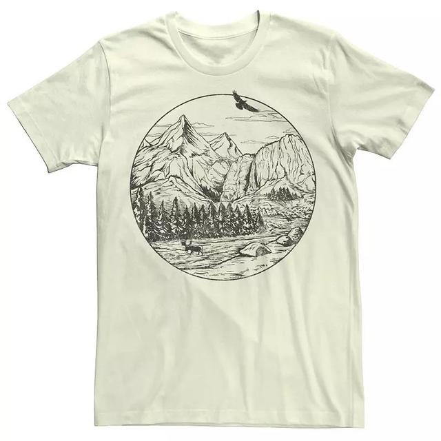 Mens Fifth Sun Mountain Falls Sketch Tee Product Image