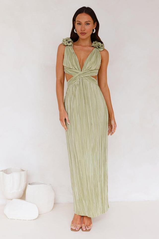 Trust Your Love Maxi Dress Sage Product Image