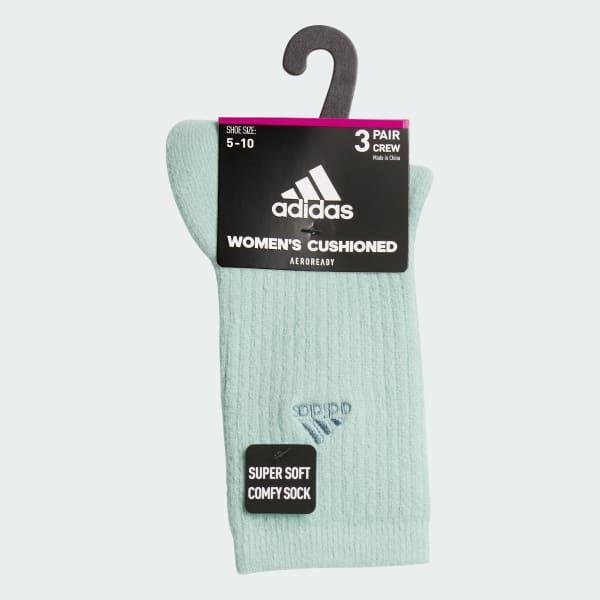 Cushioned Comfort Crew Socks 3 Pairs Product Image