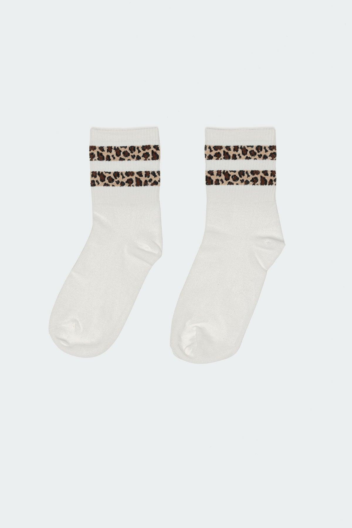 Cheetah Stripe Socks Product Image