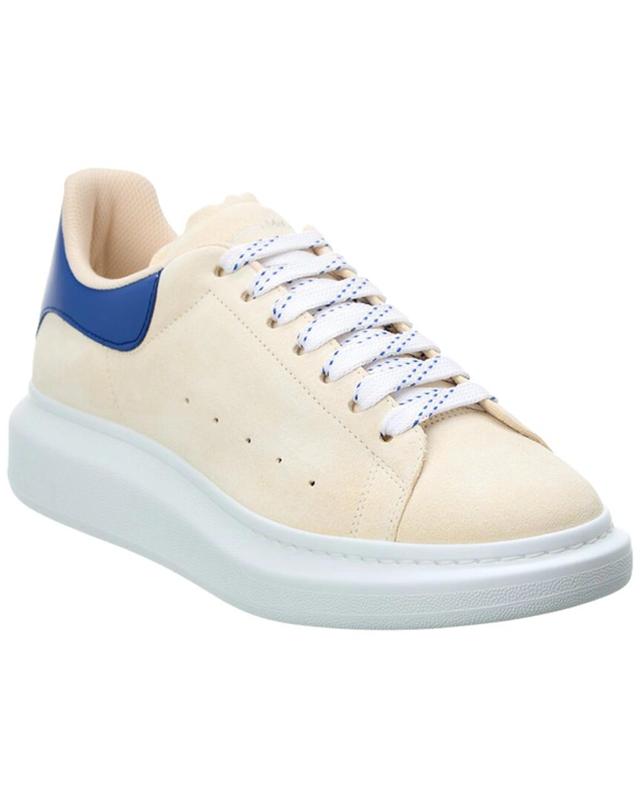 Oversized Leather Sneaker In White Product Image