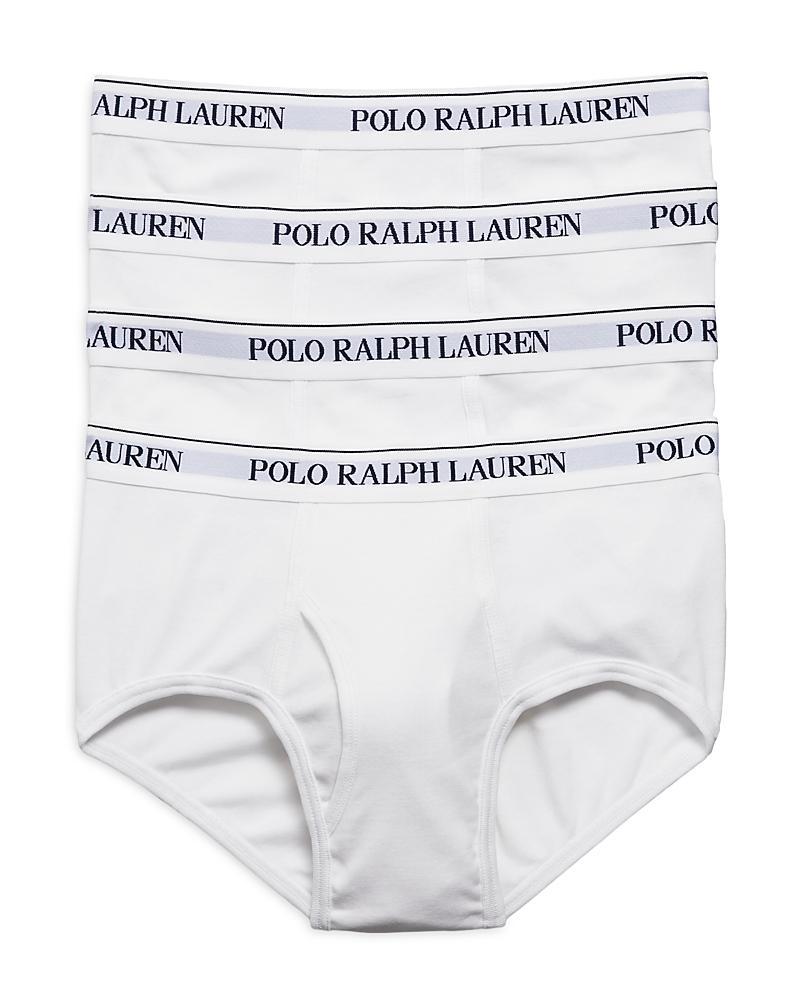 Polo Ralph Lauren Cotton Logo Waistband Briefs, Pack of 4 Product Image