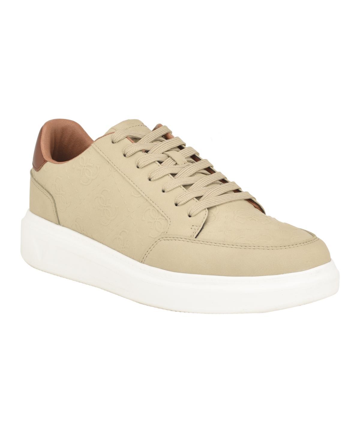 Guess Mens Creed Branded Lace Up Fashion Sneakers Product Image