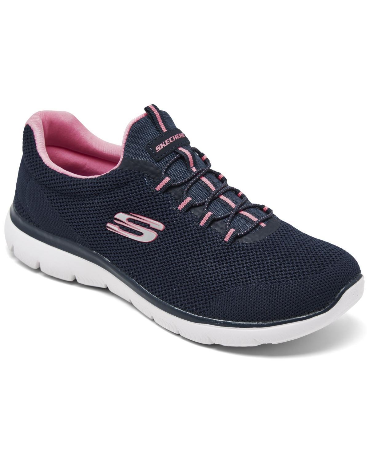 Skechers Womens Summits - Cool Classic Wide Width Athletic Walking Sneakers from Finish Line Product Image