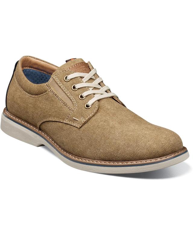 Nunn Bush Shoes Otto Canvas Plain Toe Oxford Gunmetal Product Image