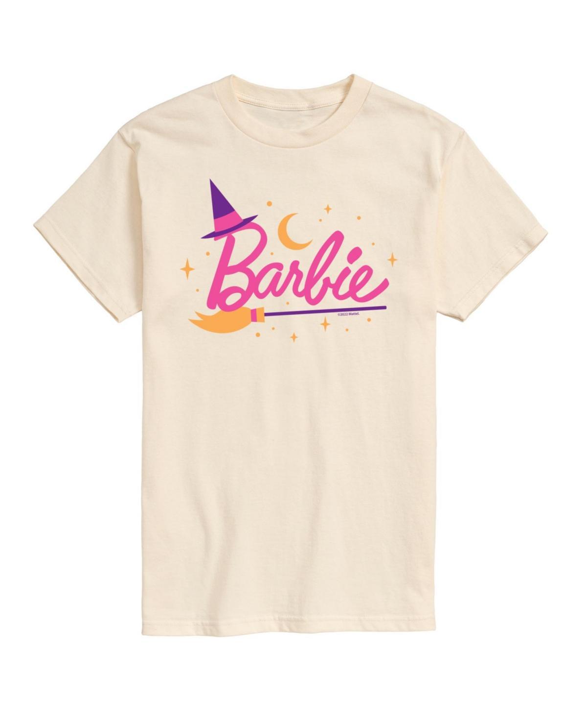 Big & Tall Barbie Witch Logo Graphic Tee, Mens White Product Image