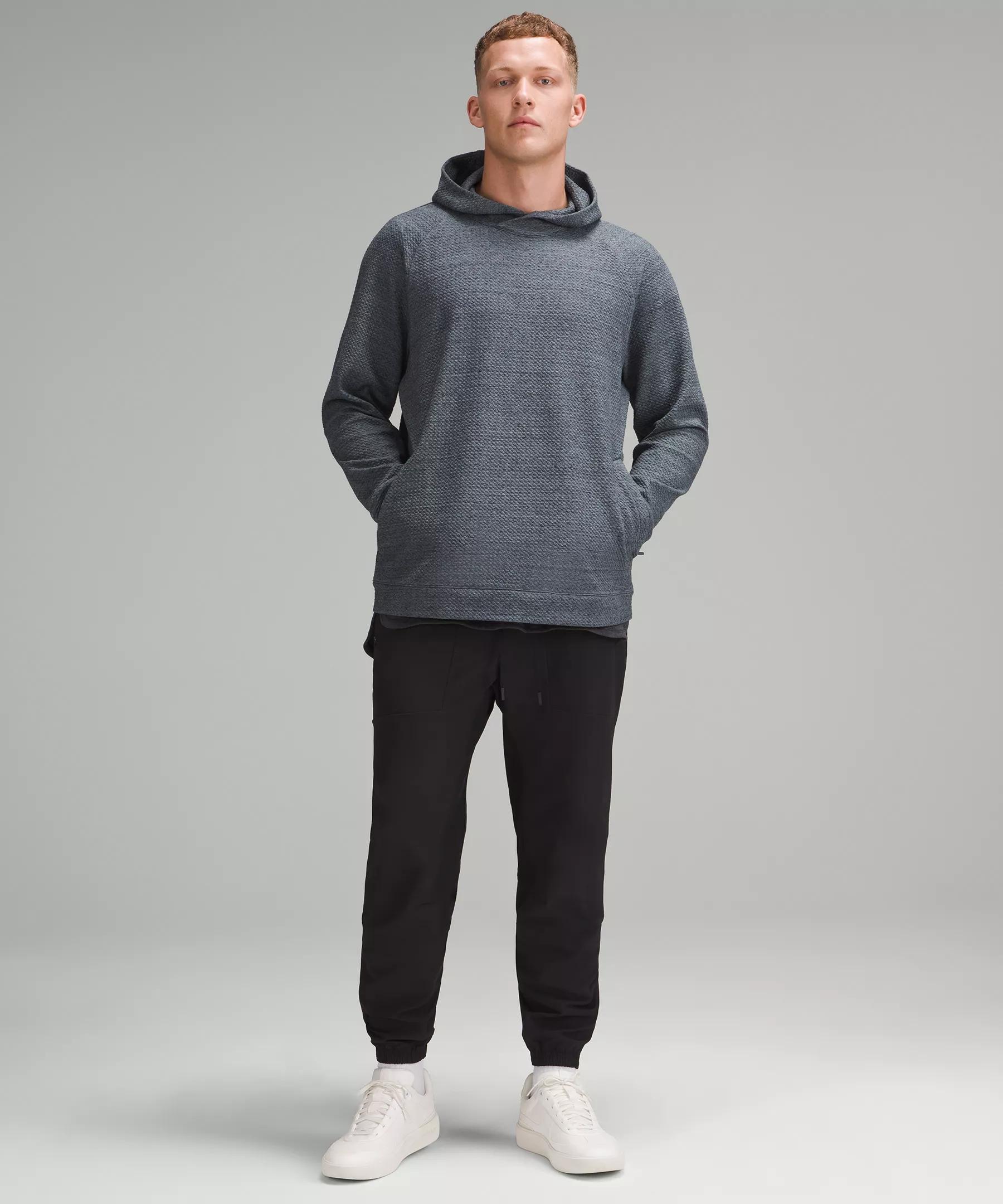 Textured Double-Knit Cotton Hoodie Product Image