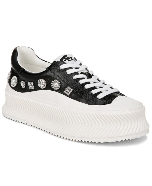 Circus Ny by Sam Edelman Womens Taelyn Embellished Lace-Up Platform Sneakers Product Image