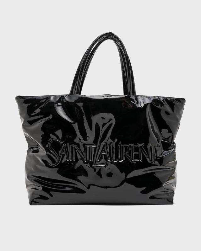 Men's Patent Leather Maxi Tote Bag  Product Image