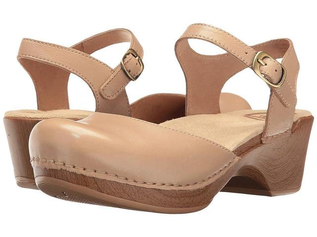 Dansko Sam (Sand Dollar Full Grain) Women's 1-2 inch heel Shoes Product Image