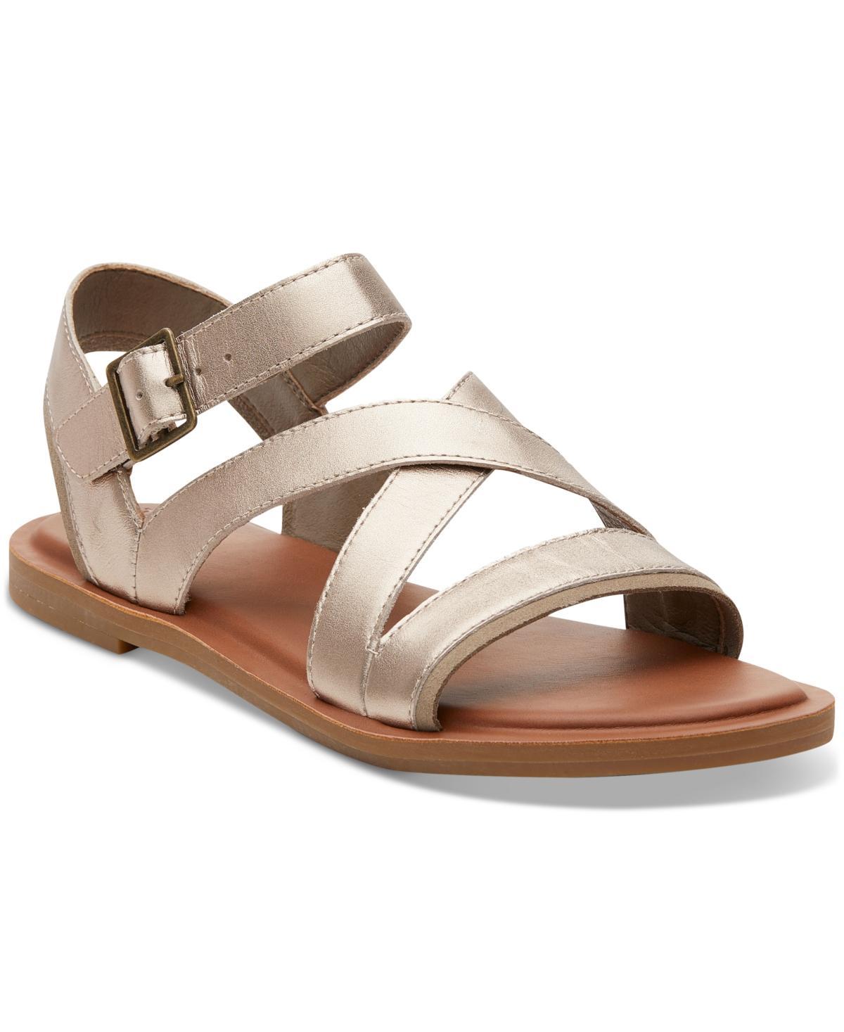 Toms Womens Sloane Strappy Side-Buckle Flat Sandals Product Image