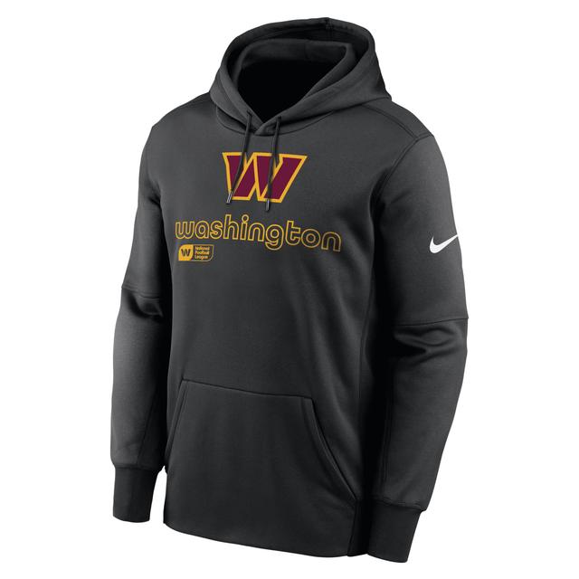 Nike Mens Black Washington Commanders Performance Pullover Hoodie Product Image