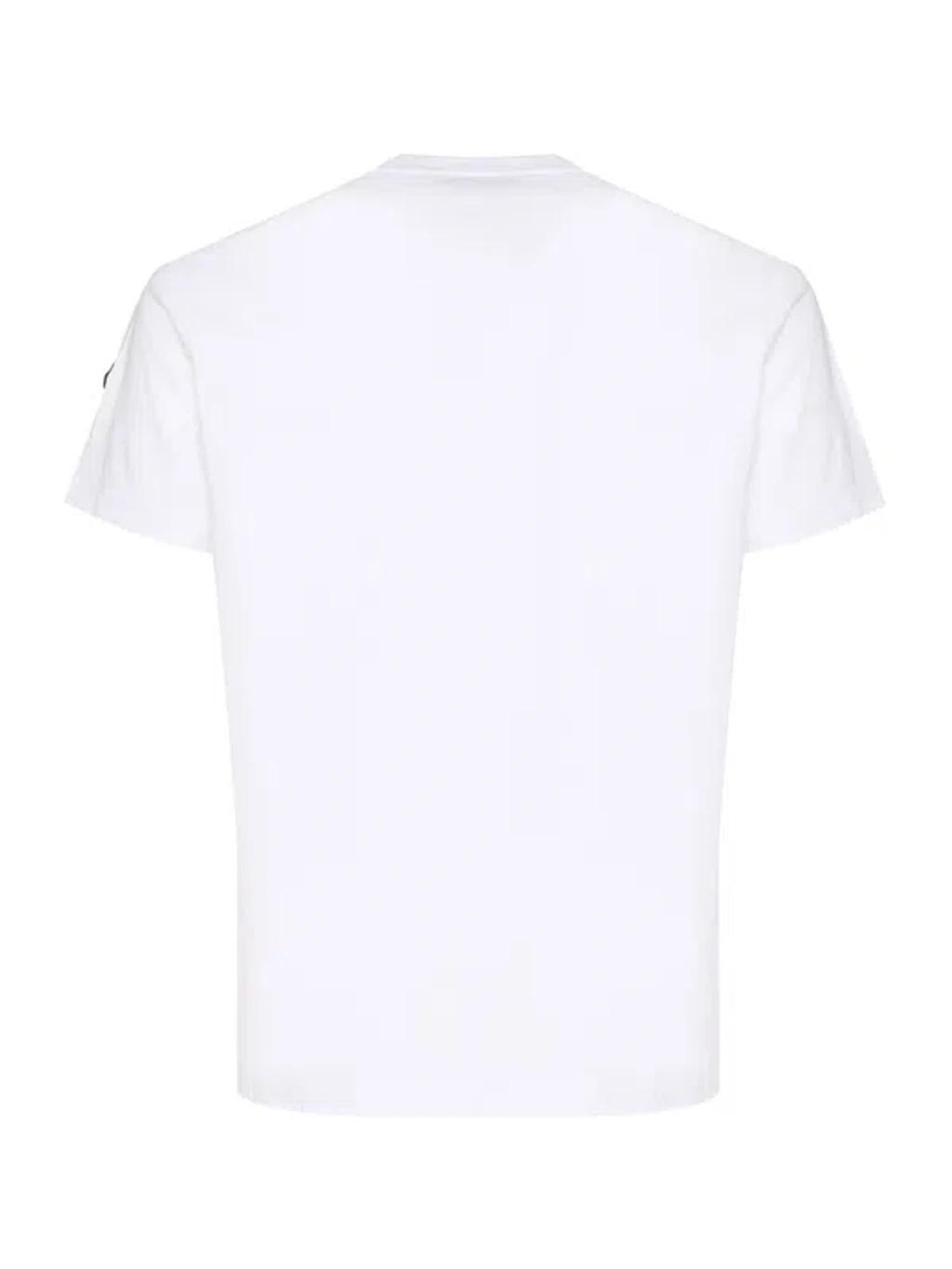 Logo Cotton T-shirt In White Product Image