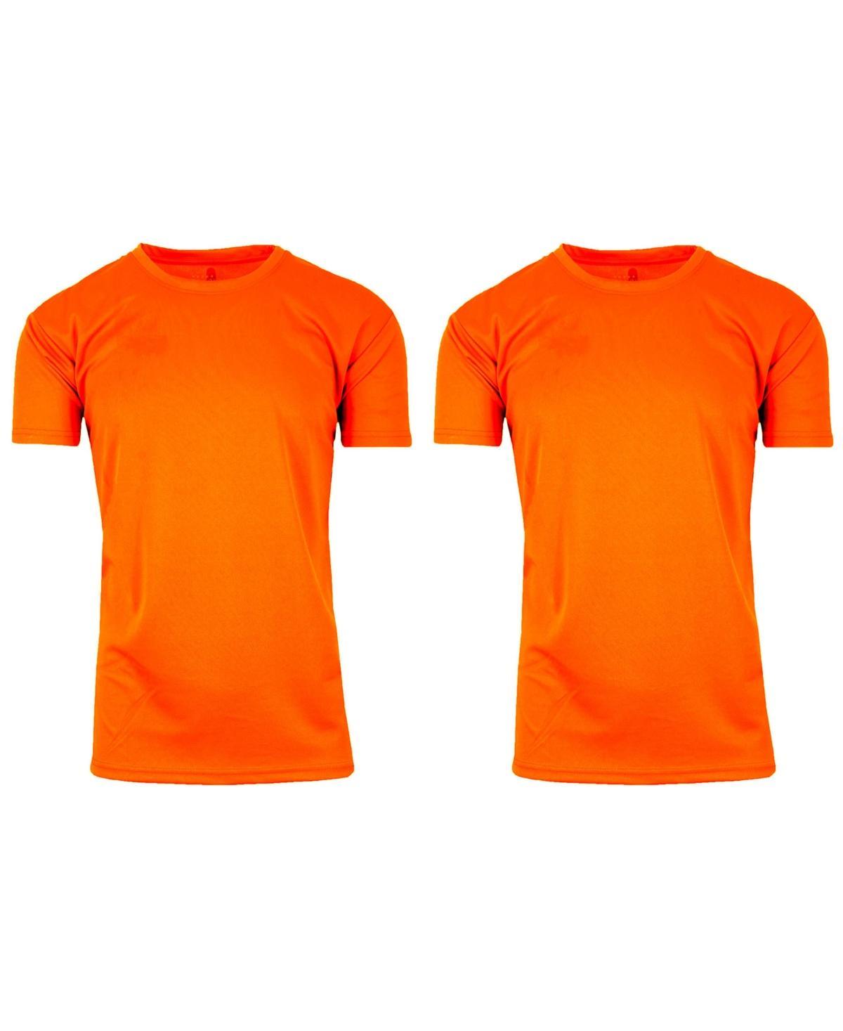 Galaxy By Harvic Mens Short Sleeve Moisture-Wicking Quick Dry Performance Crew Neck Tee -2 Pack Product Image