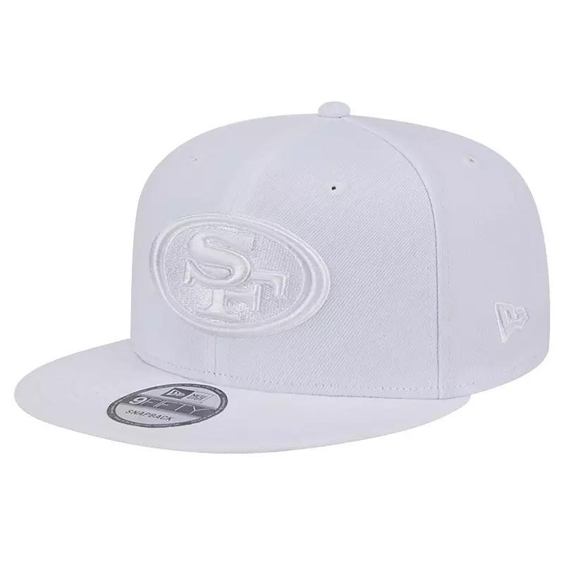 Mens New Era San Francisco 49ers Main White 9FIFTY Snapback Hat Product Image