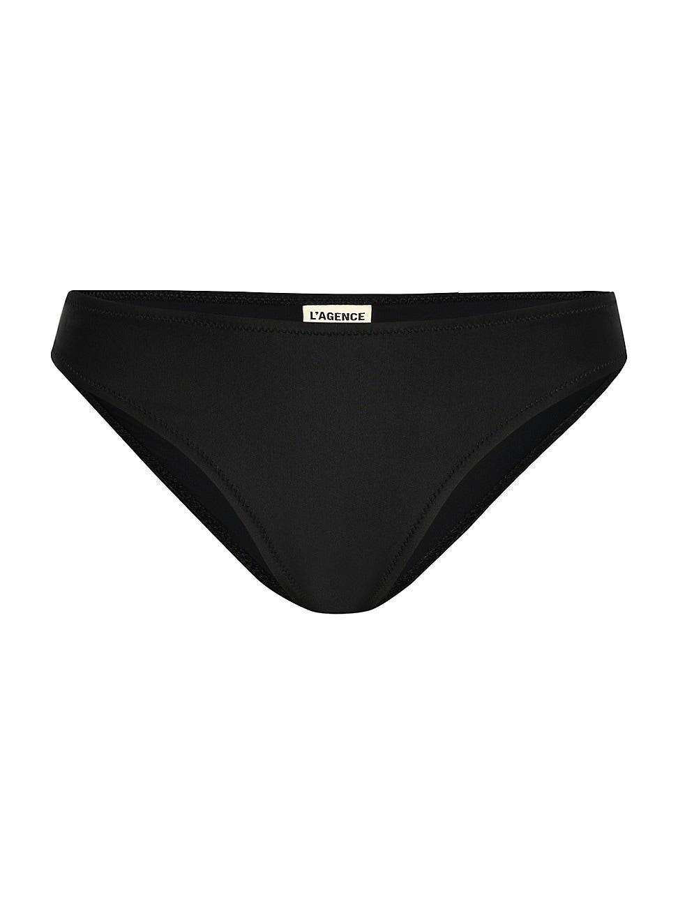 LAgence Nicole Solid Classic Bikini Bottom Product Image