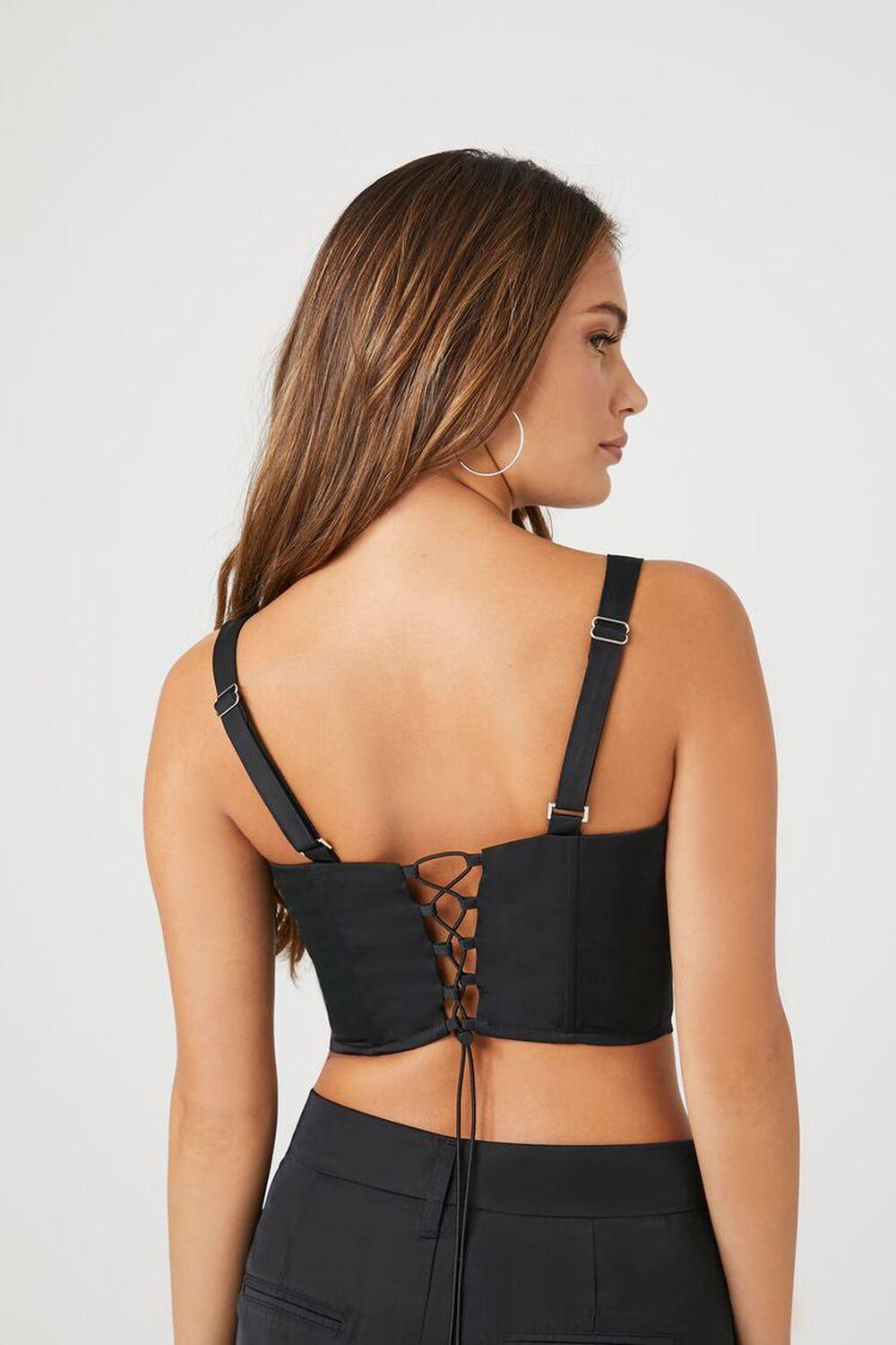 Lace-Up Corset Crop Top | Forever 21 Product Image