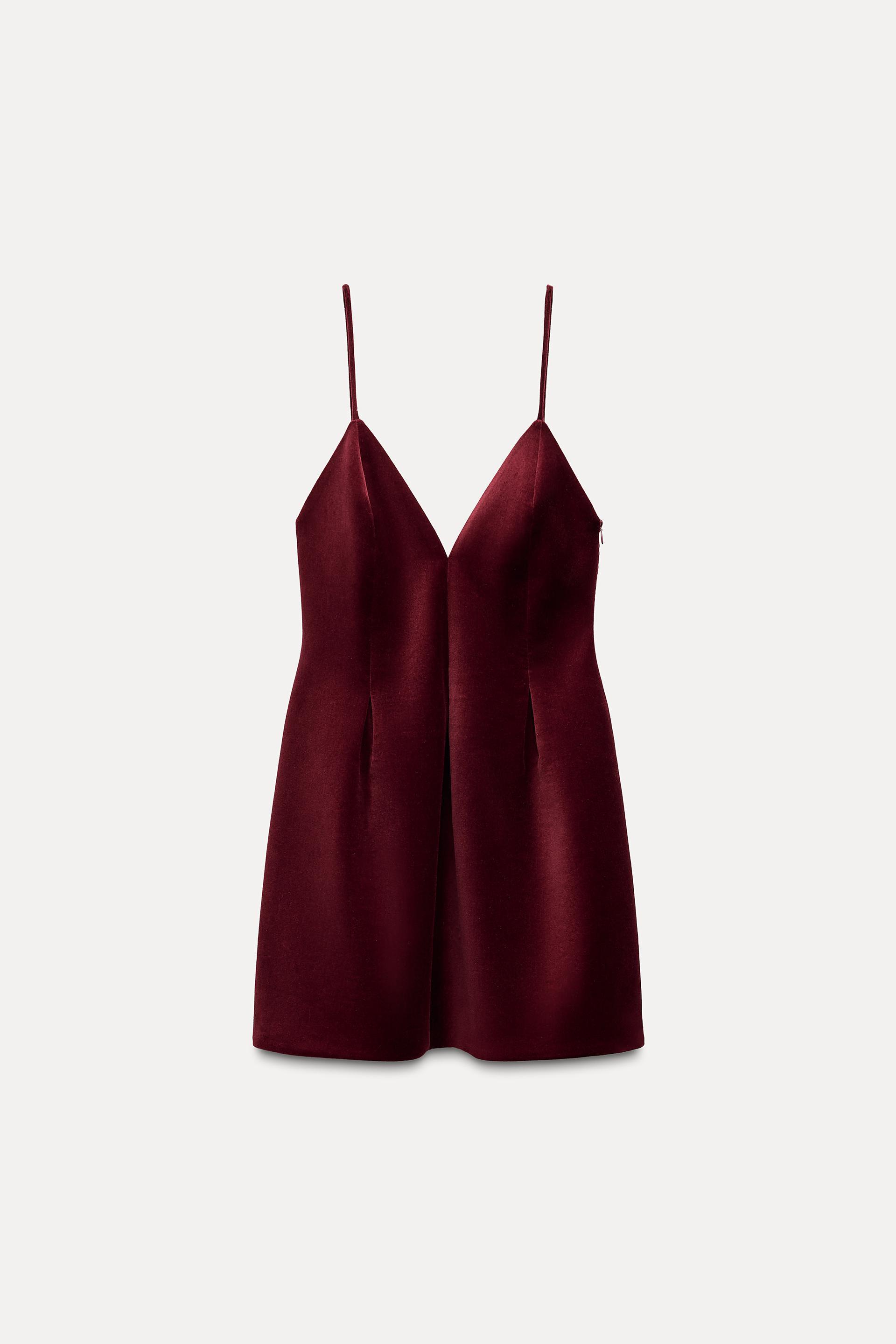 SHORT VELVET DRESS Product Image