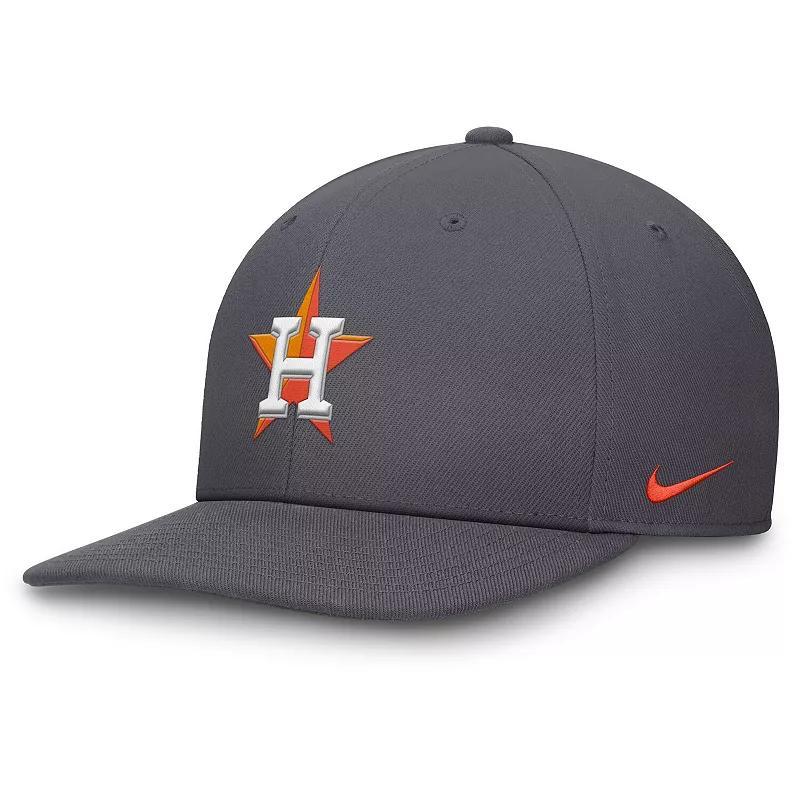 Mens Nike Gray Houston Astros Pro Performance Snapback Hat Product Image