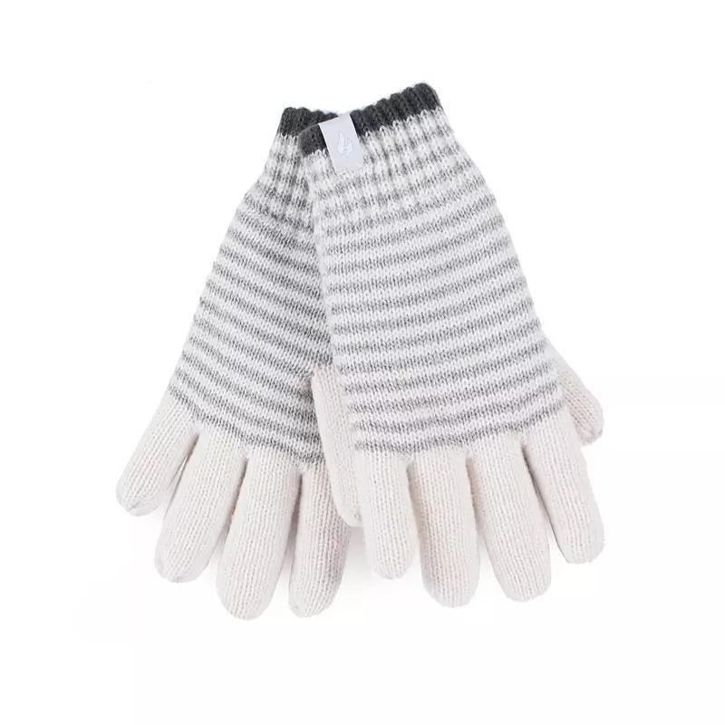 Womens Heat Holders Heatweaver Striped Gloves Product Image