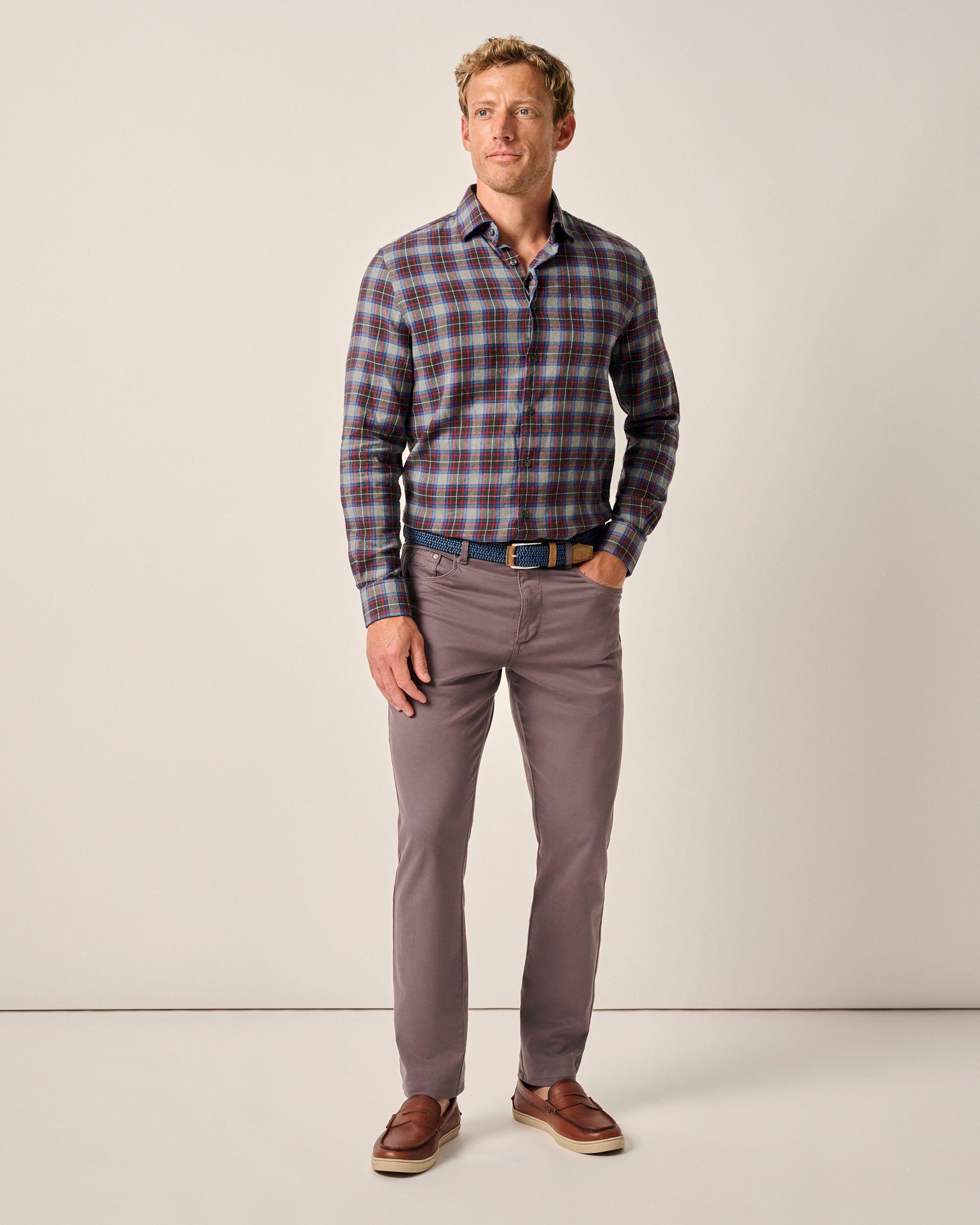 Carmel Sateen 5-Pocket Pants Male Product Image