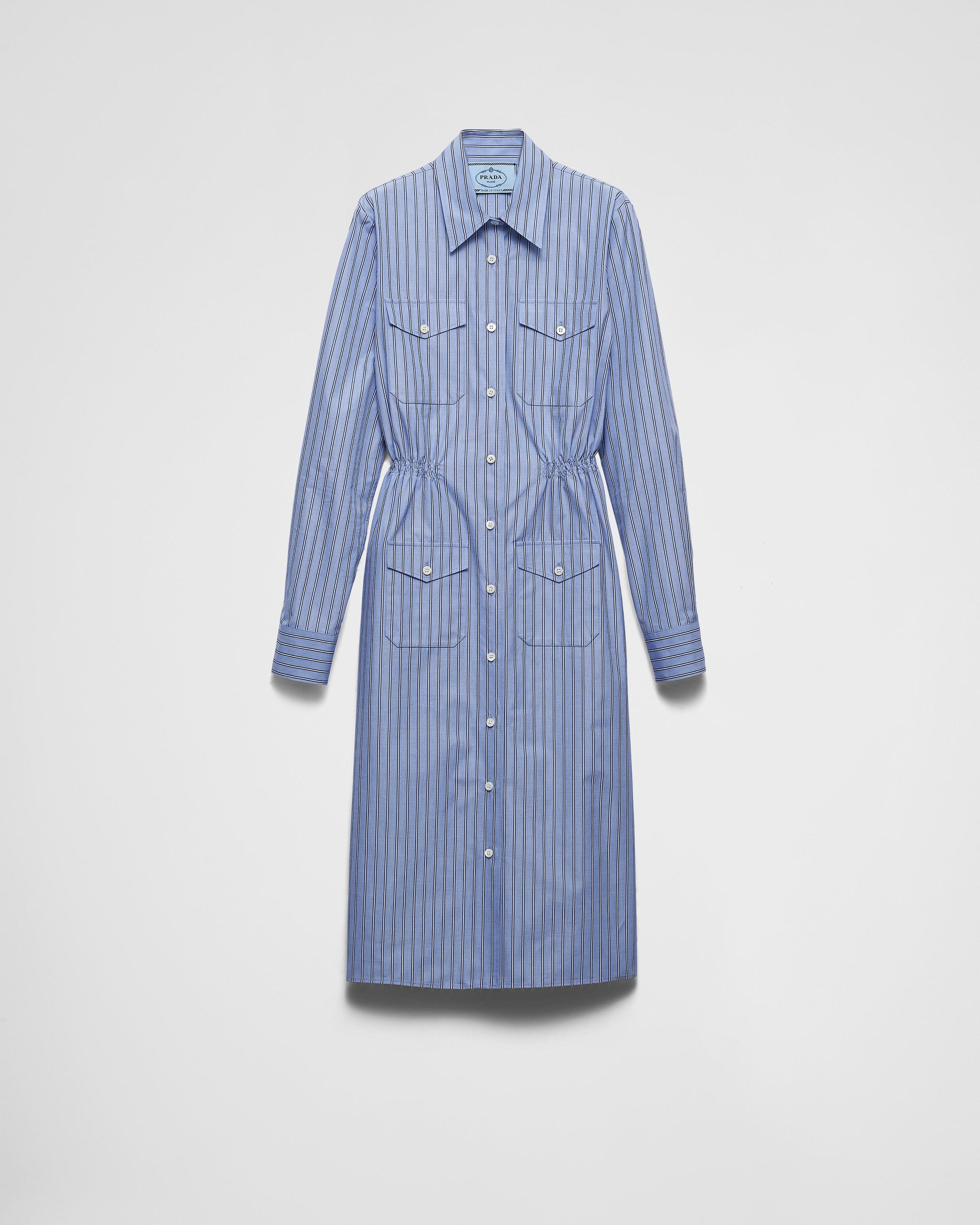 Striped chambray dress Product Image