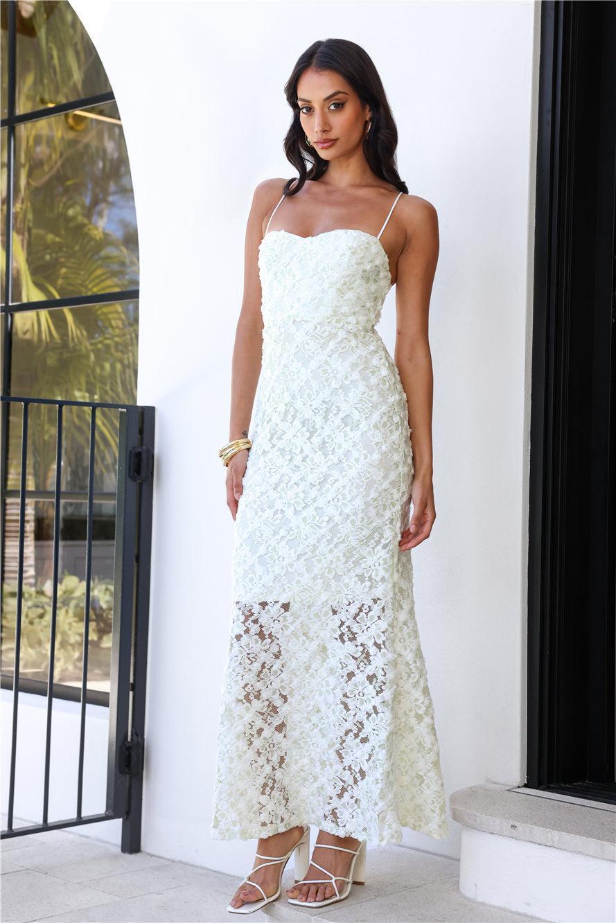 Ambiance Of You Mesh Maxi Dress Mint Product Image