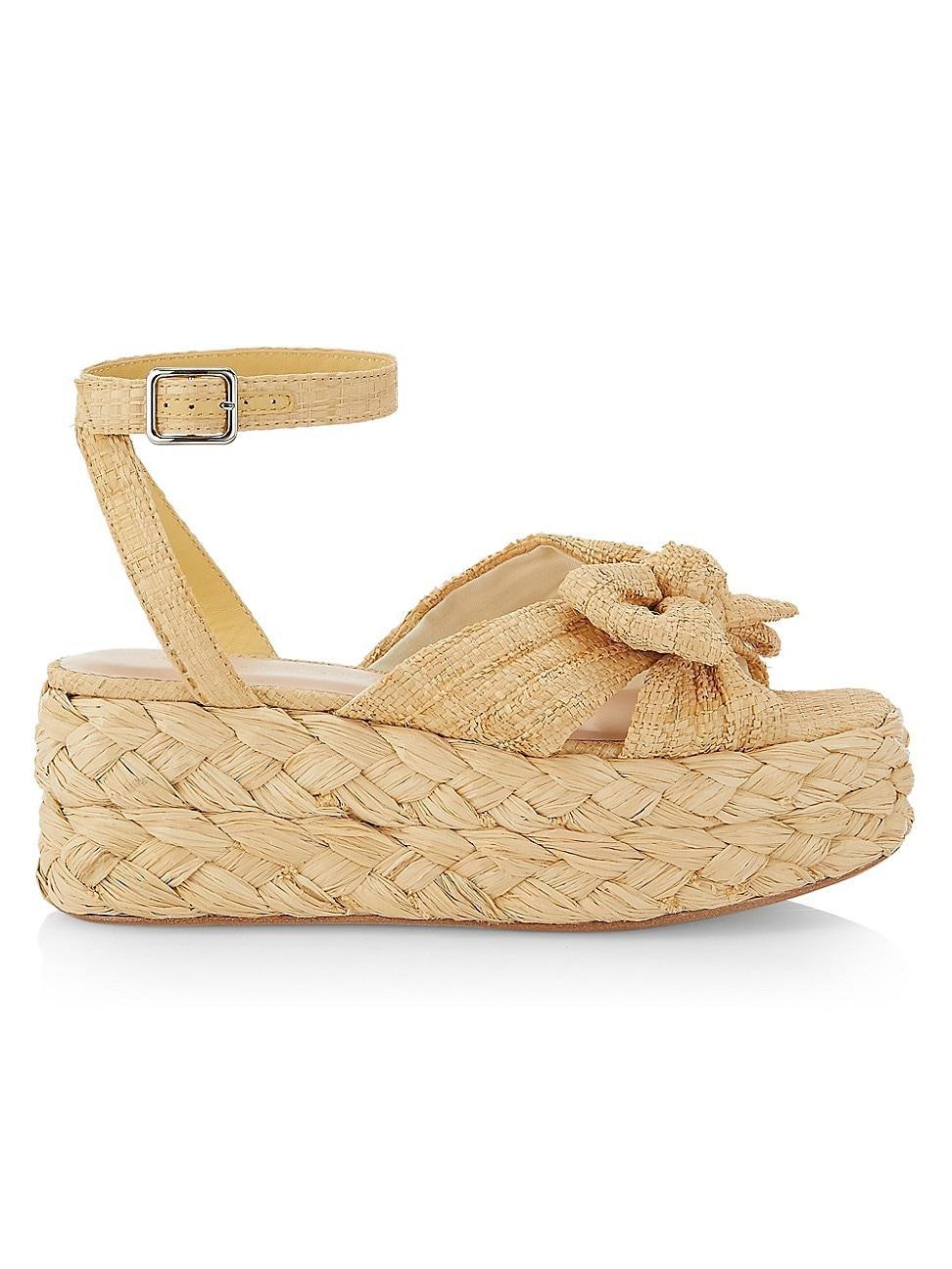 Womens Gaby Raffia Bow Espadrilles Product Image