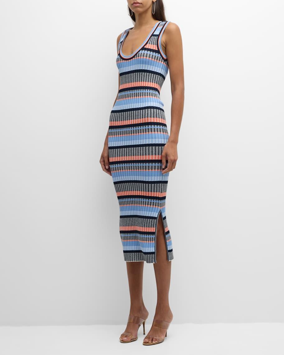 Fabiana Stripe Knit Midi Dress Product Image