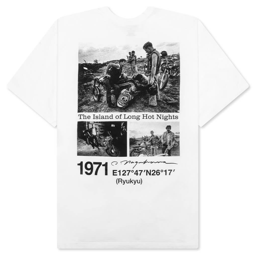 Neighborhood x Osamu Nagahama S/S Tee 2 - White Male Product Image