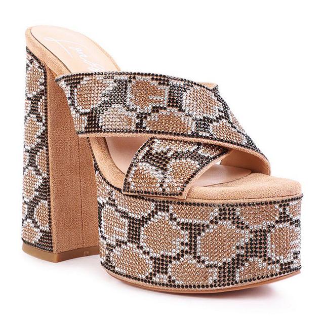 London Rag Sinful Womens Platform Slide Sandals Product Image