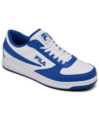 Fila Mens A-Low Casual Sneakers from Finish Line - White Product Image