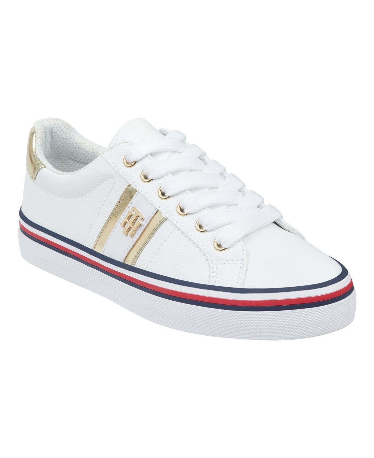 Tommy Hilfiger Women's Fentii Sneakers - White - Size 7.5  - female - Size: 7.5 Product Image