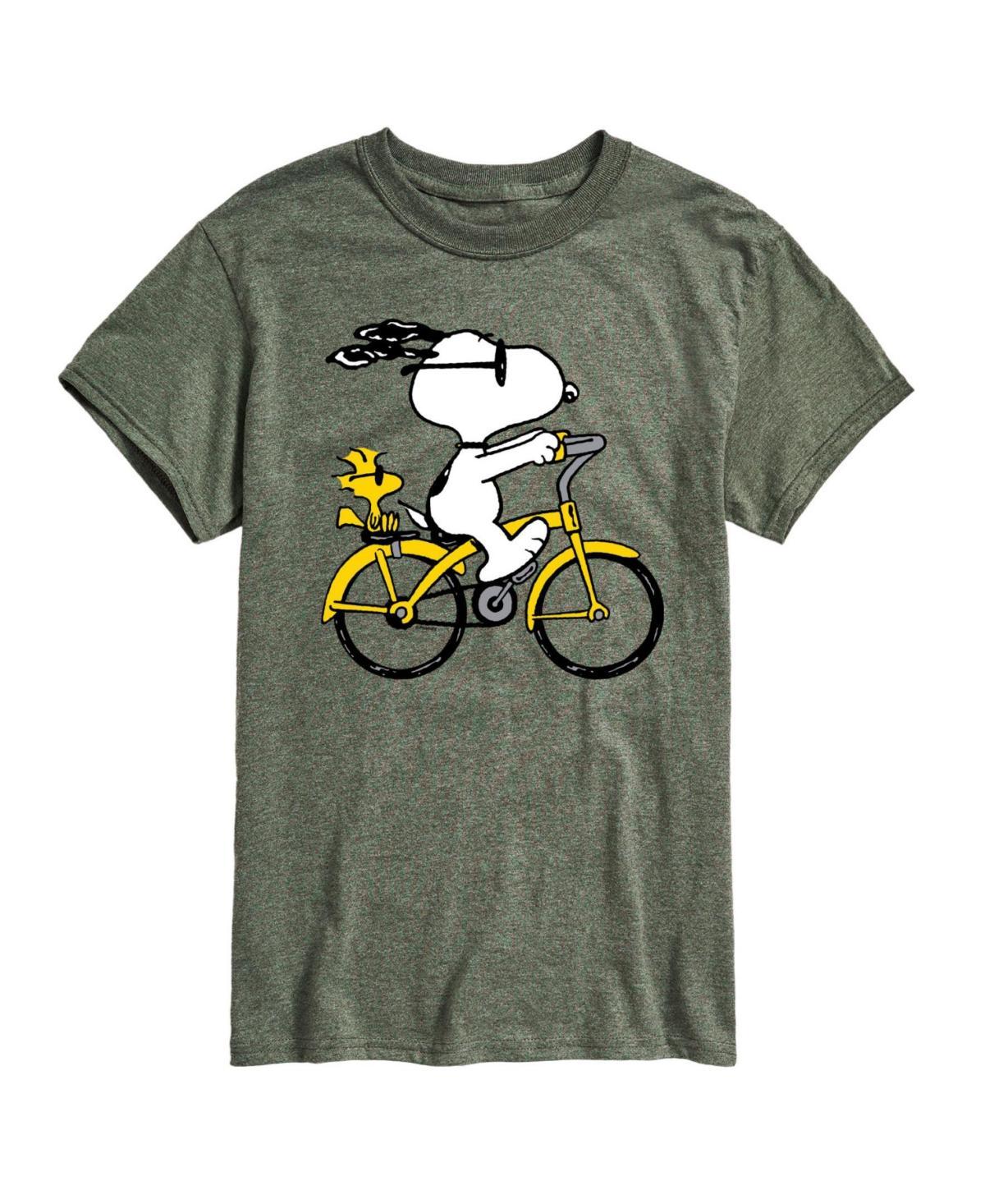 Hybrid Apparel Peanuts Bike Mens Short Sleeve Tee Product Image