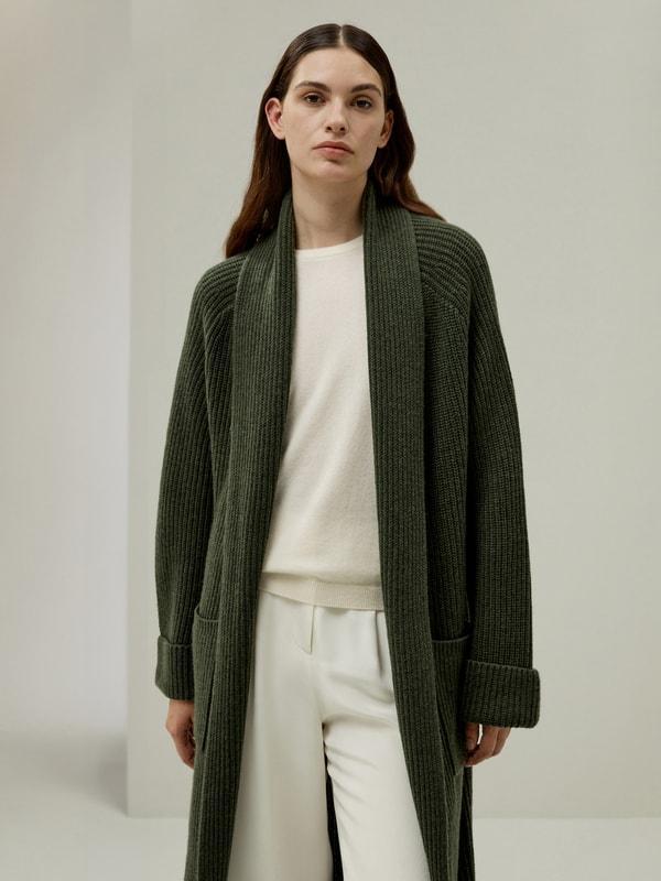 LILYSILK X LYDIA MILLEN 'Evergreen' Cardigan Product Image