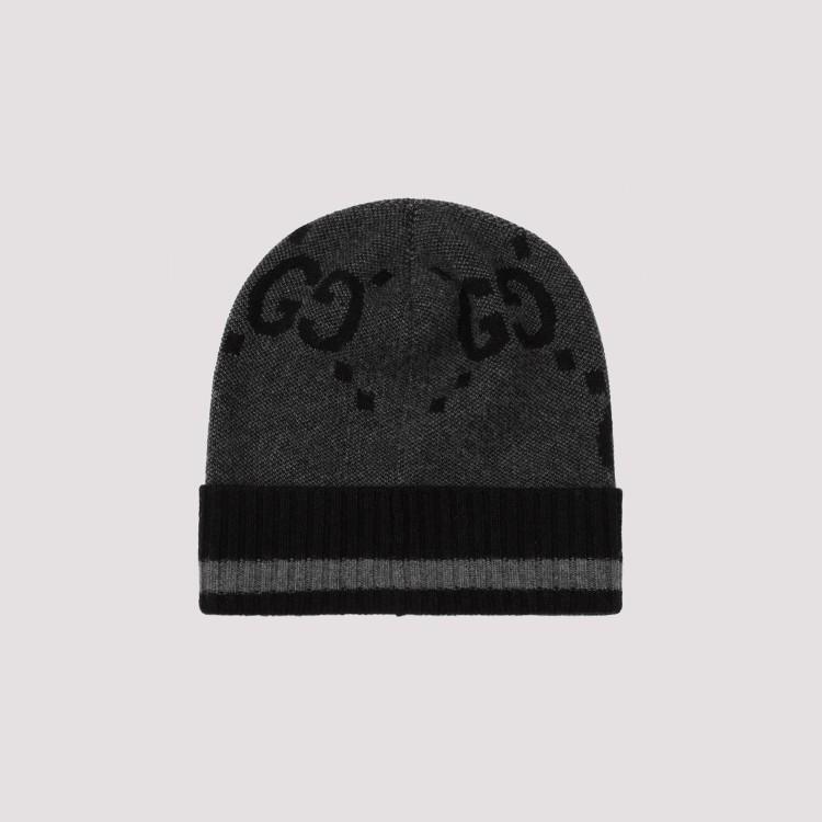 Gg Knit Cashmere Hat In Grey Product Image