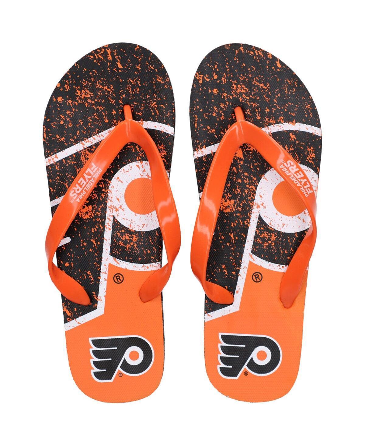 FOCO Philadelphia Flyers Big Logo Flip-Flops, Womens Product Image