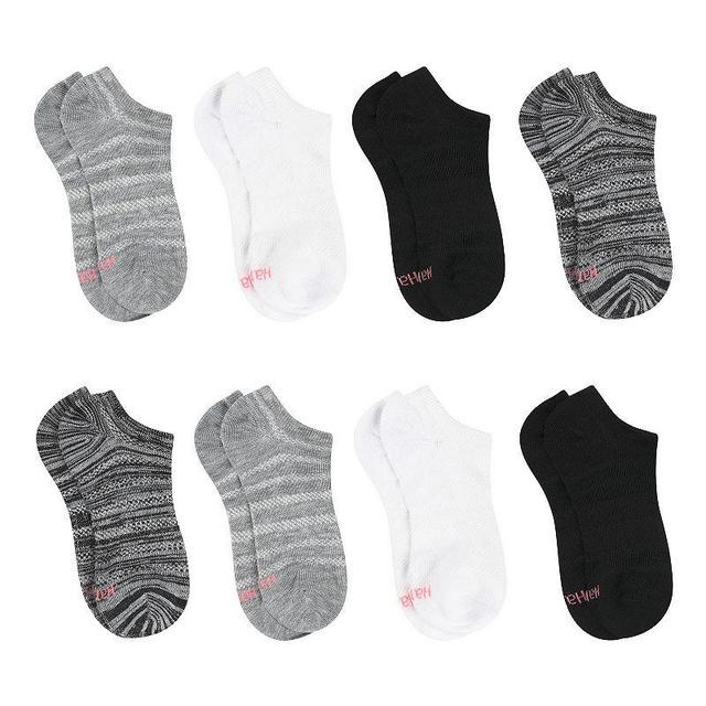 Womens Hanes Ultimate Cool Comfort 8-Pack Breathable Super Low No-Show Socks HWUBS8 Product Image