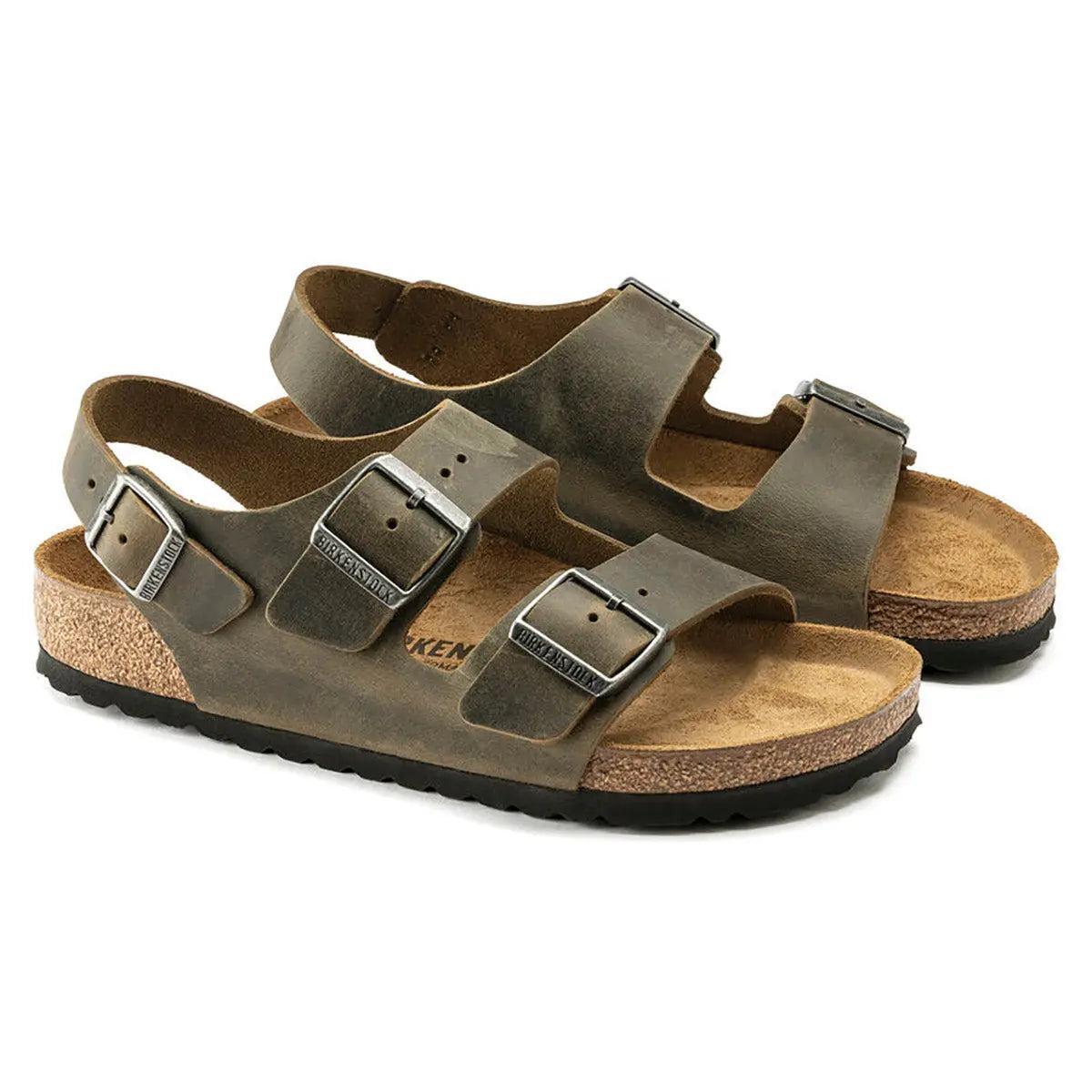 Birkenstock Milano Oiled Leather Sandals Product Image