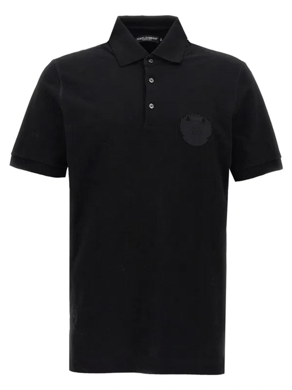 Patch Logo Polo Black Product Image